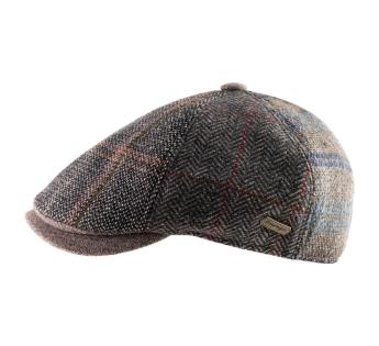 casquette plate laine Trento Tweed