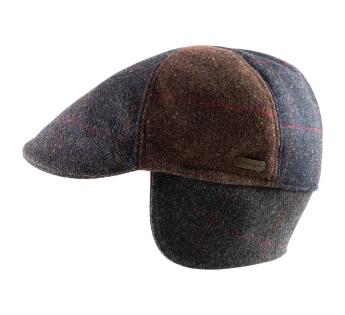 casquette plate oreillette Olbia Tweed