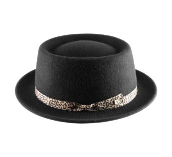 chapeau porkpie léopard Lison