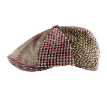 Casquette béret patchwork Shelby Multic